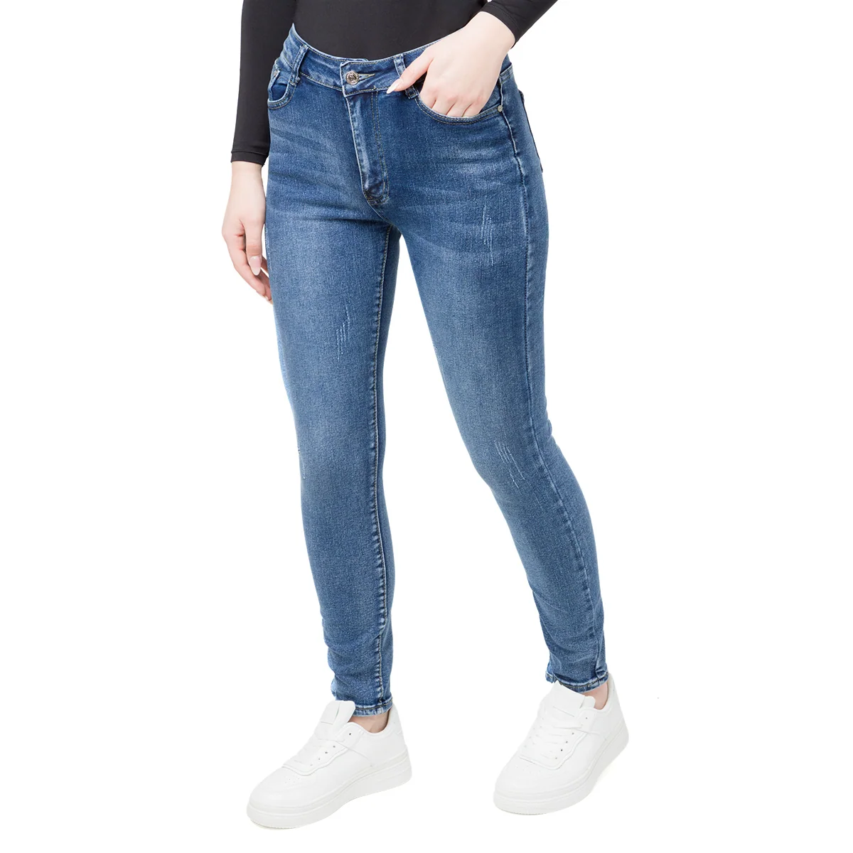 Pantaloni Jeans skinny push-up da donna Swish Jeans