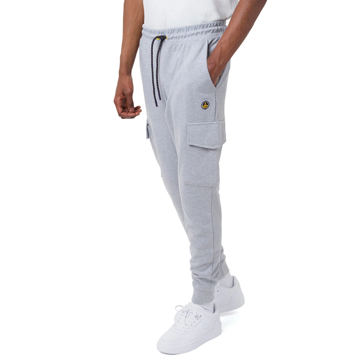 Pantaloni Jogger Cargo da Uomo Grigi con Tasche Laterali e Vita Elasticizzata  Navy Sail