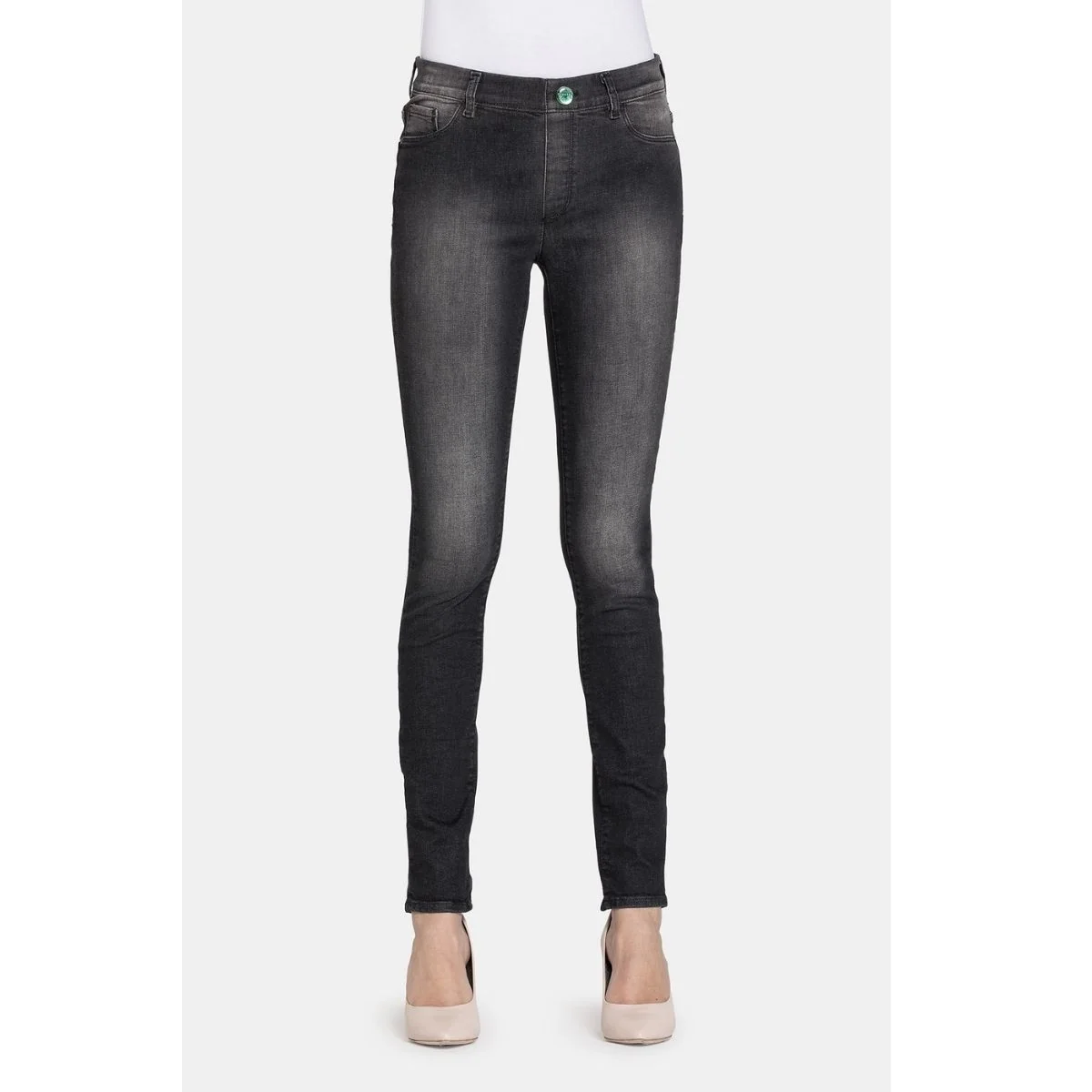 Pantaloni Legg-jeans neri da donna con trattamento all'aloe Carrera Jeans 767