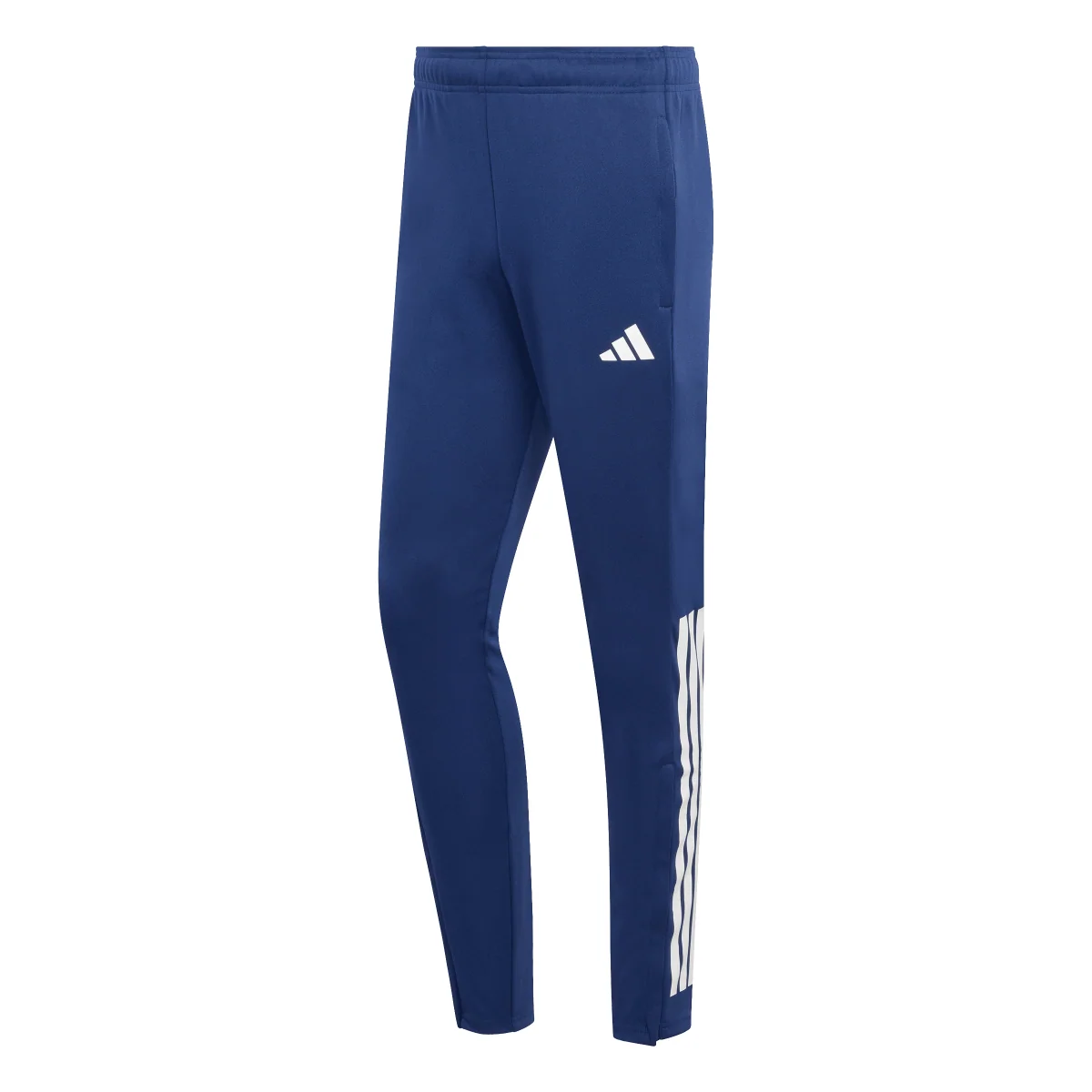 Pantaloni sportivi blu Uomo con strisce bianche e zip adidas