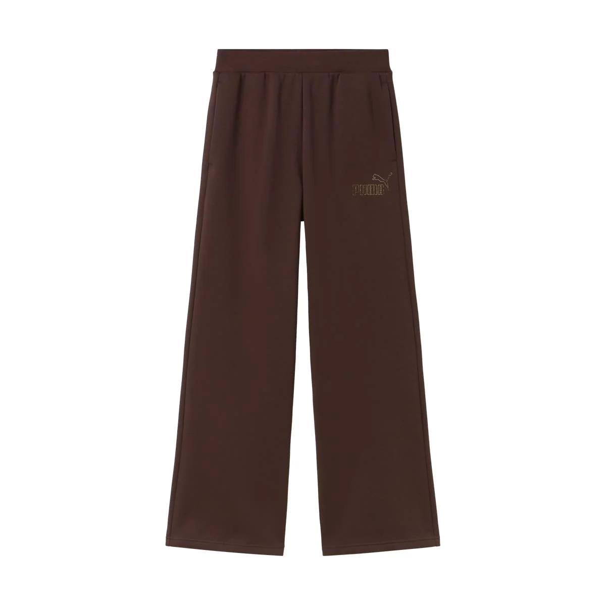 Pantaloni sportivi in maglia da Donna marroni Puma ESS Elevated