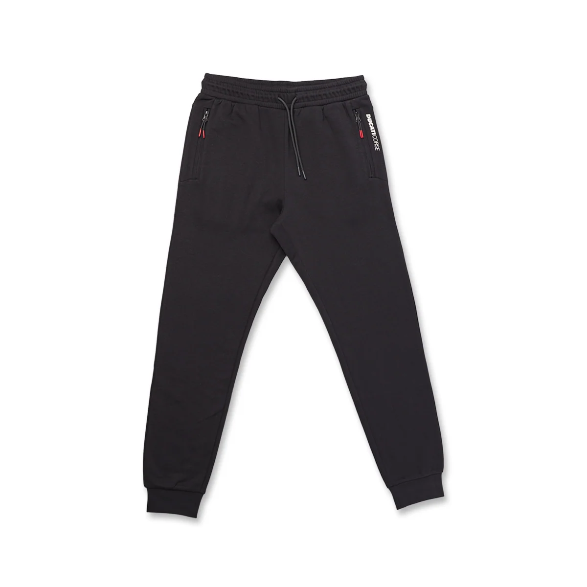 Pantaloni tuta sportivi neri da Uomo con coulisse e tasche Ducati