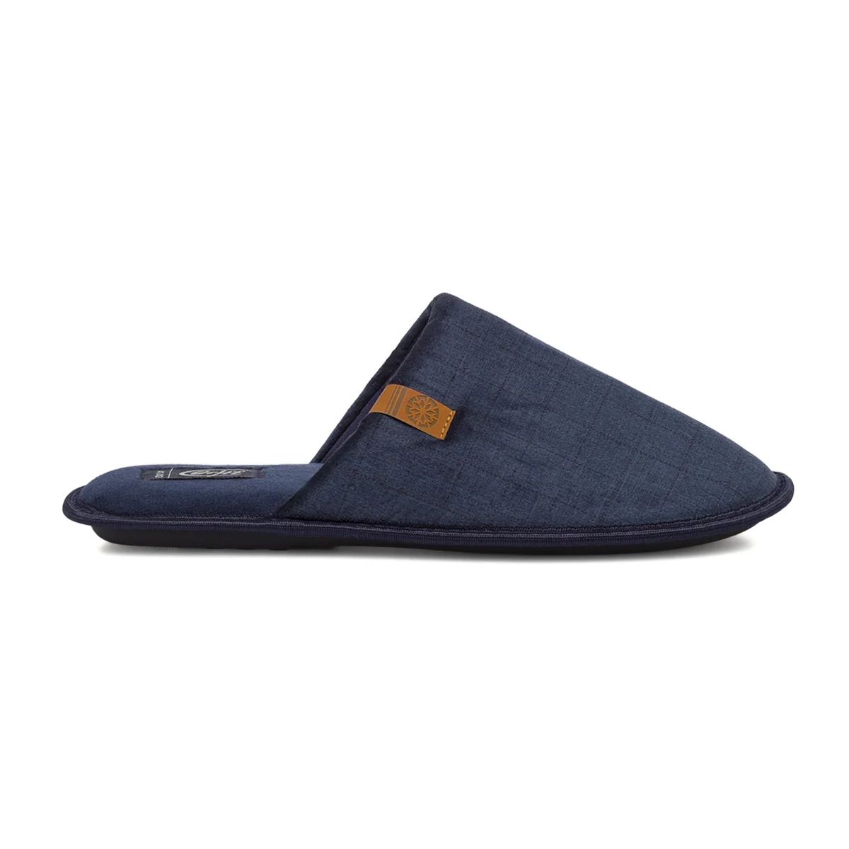 Pantofole Blu da Uomo con sottopiede in morbido tessuto Griff