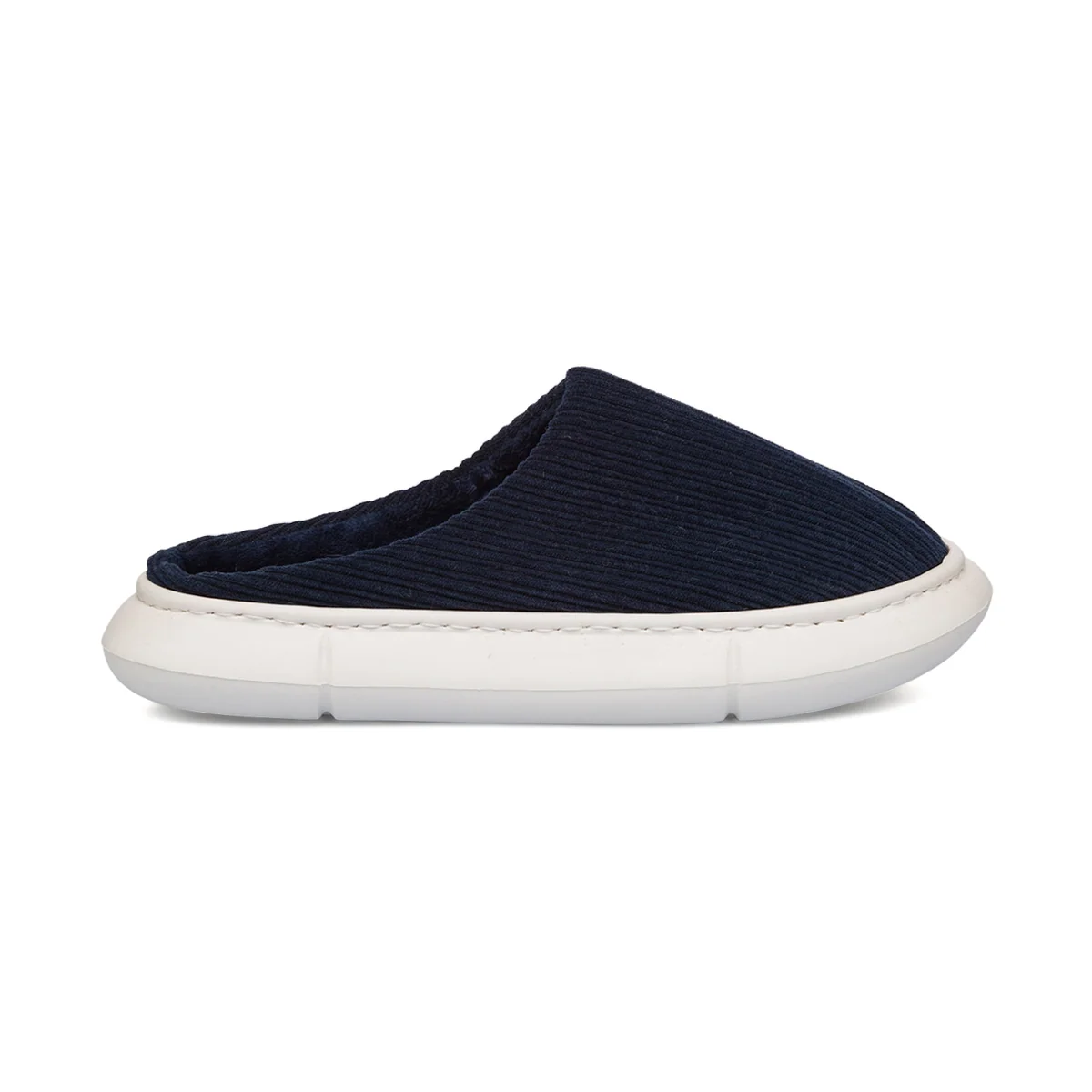 Pantofole blu da Uomo in velluto Jog