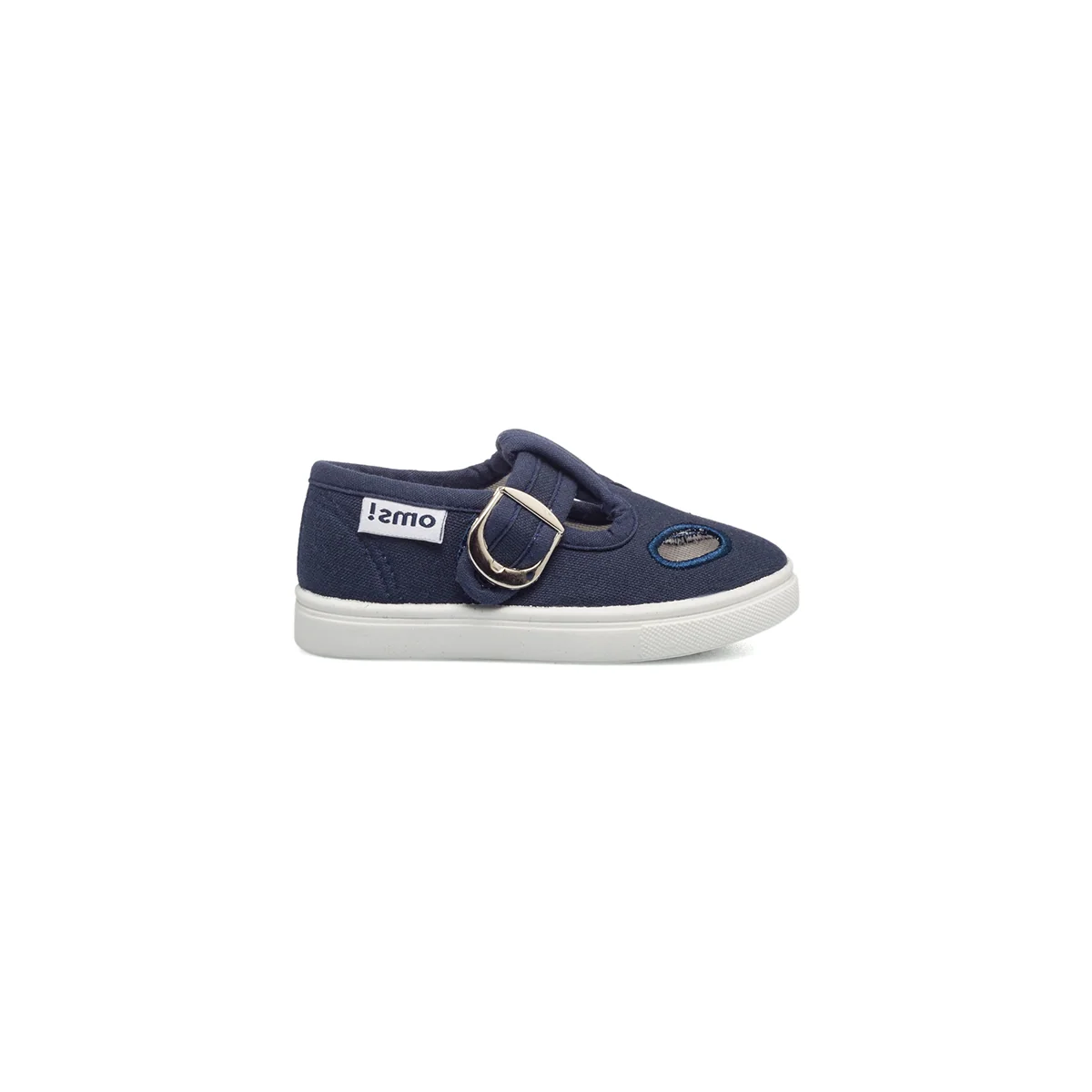 Pantofole da bambino blu con etichetta logata Original Marines