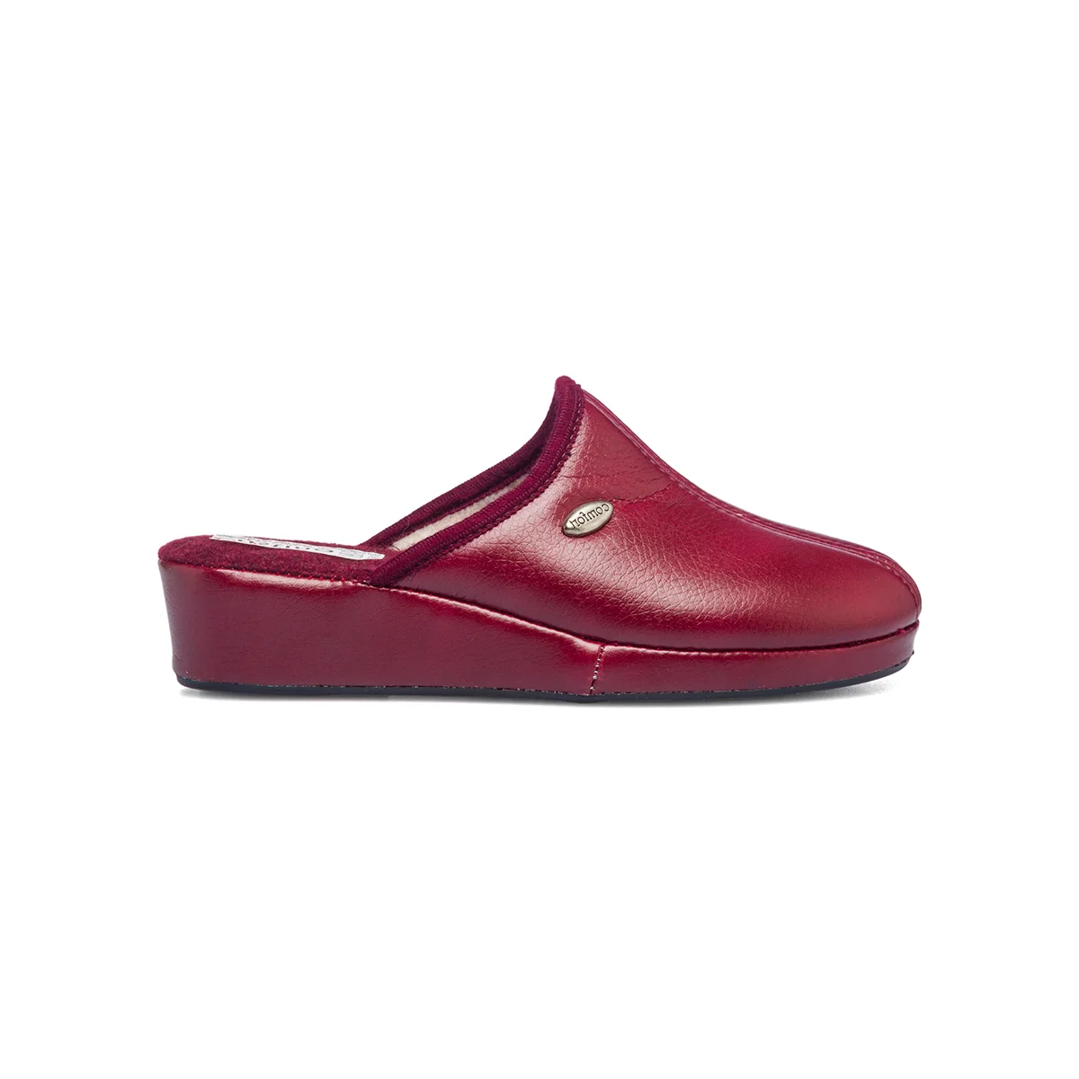 Pantofole da donna bordeaux Rosagialla