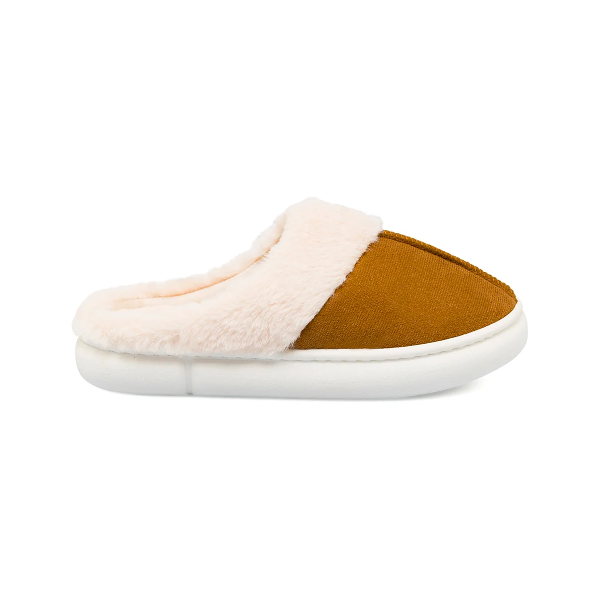 Pantofole da donna Ocra con interno in ecopelliccia Jog