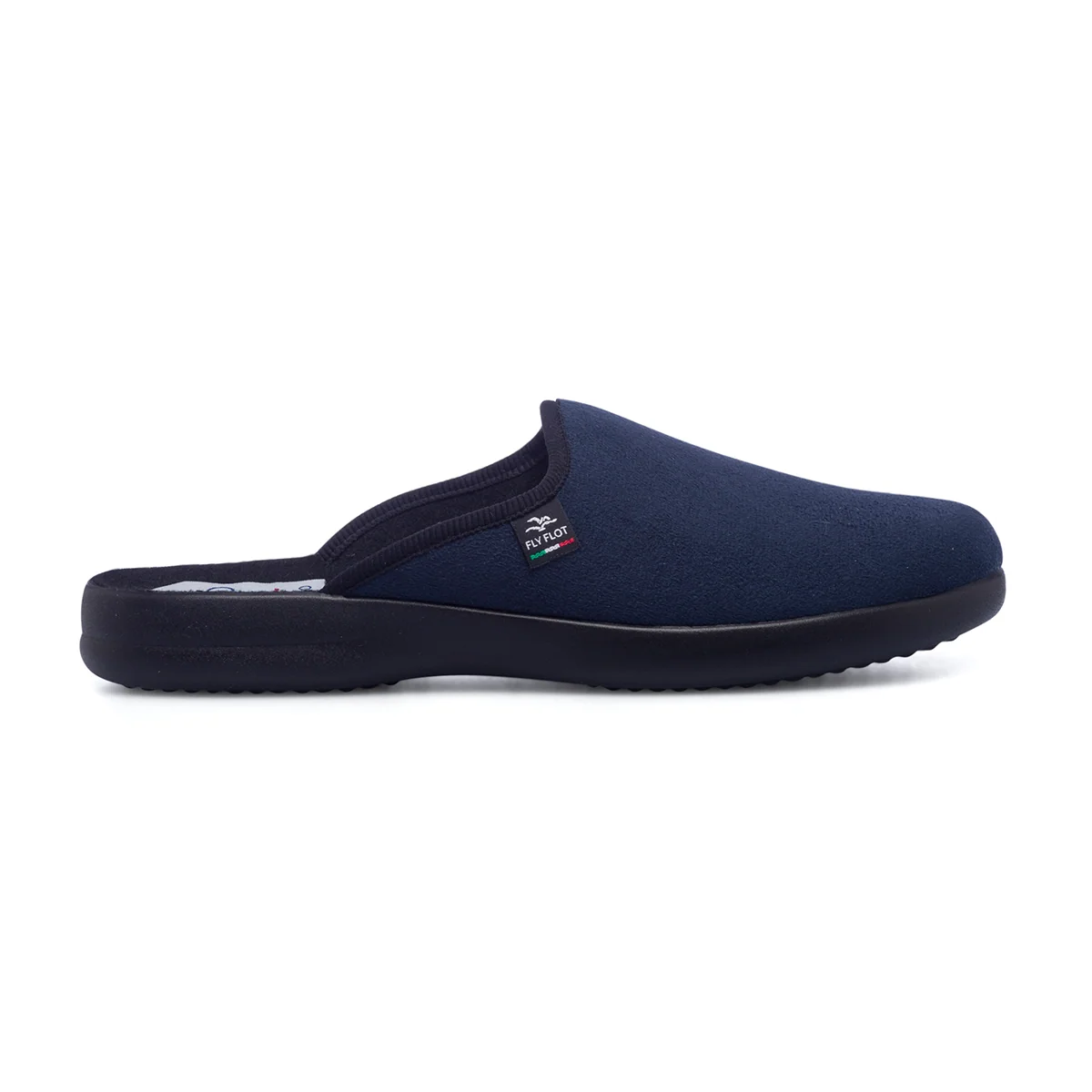 Pantofole da uomo blu con sottopiede anatomico Fly Flot
