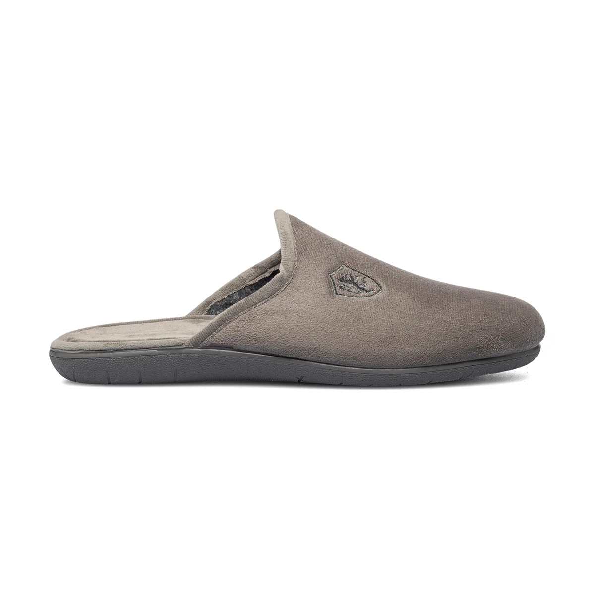 Pantofole da uomo grigie Natural Confort