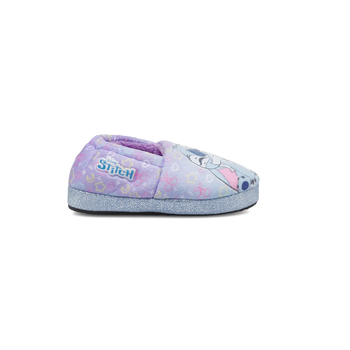 Pantofole lilla da Bambina in tessuto con stampa Lilo & Stitch