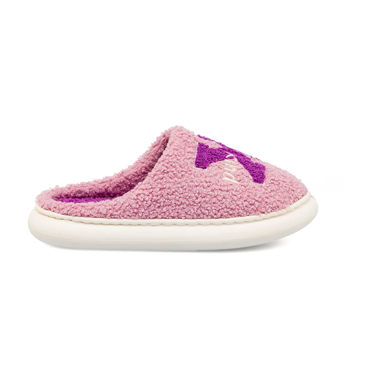 Pantofole rosa da Donna in morbido tessuto Griff