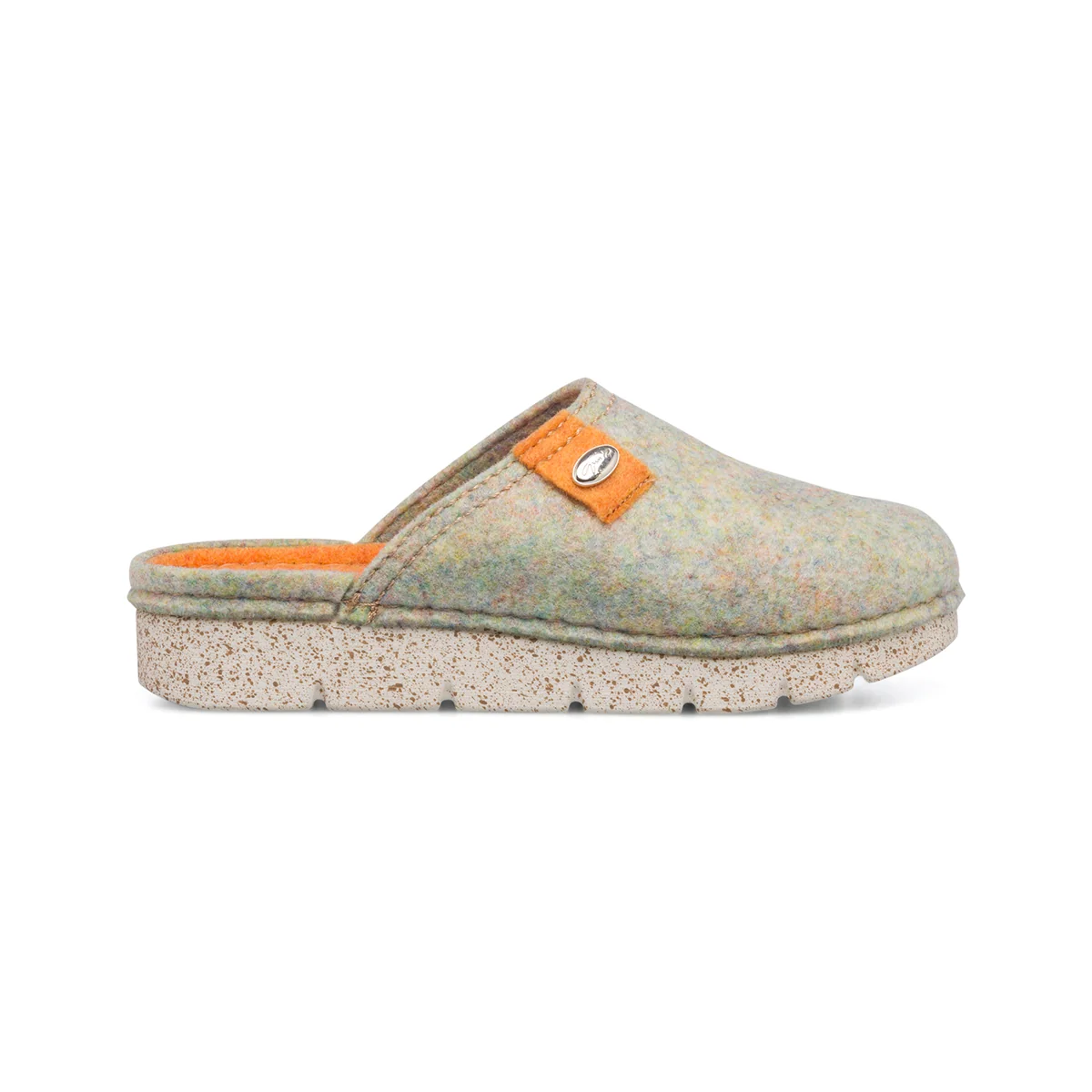 Pantofole verde chiaro in tessuto da donna Gextop