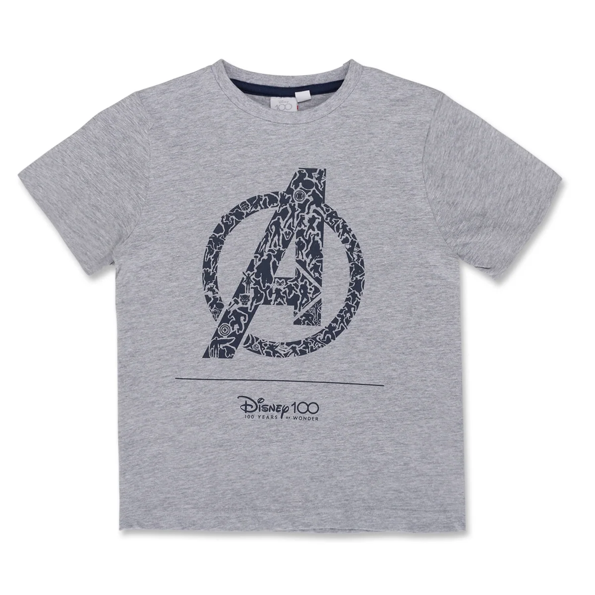 Pigiama corto grigio e nero da bambino Avengers