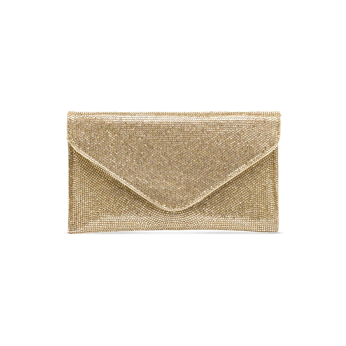 Pochette a busta Oro da Donna con strass e tracolla Lora Ferres
