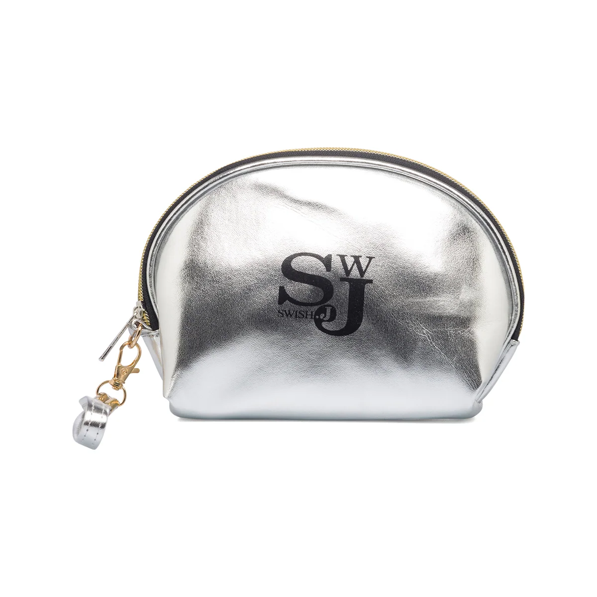 Pochette argento effetto laminato Swish Jeans