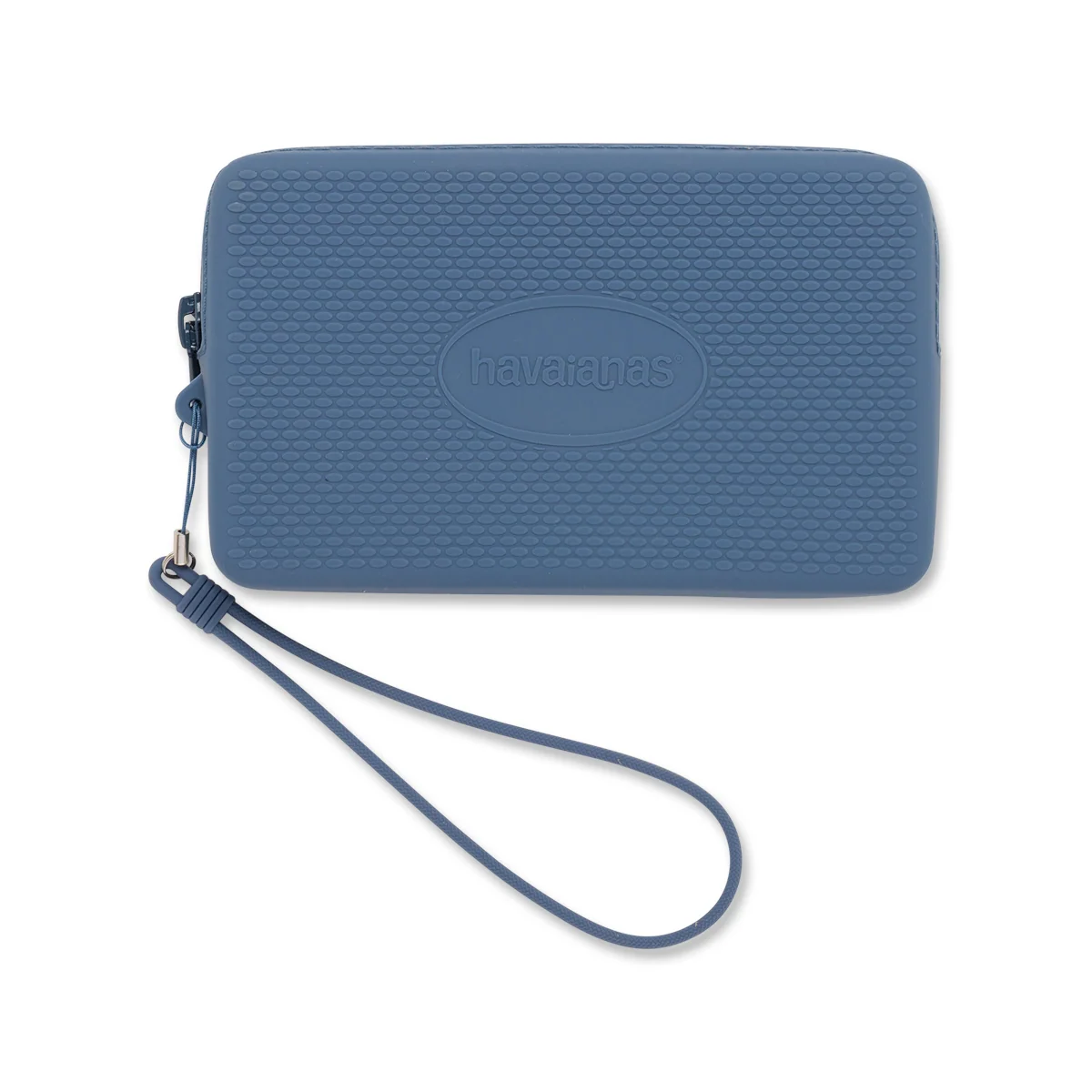 Pochette da Mare da Donna in gomma blu con cinturino Havaianas