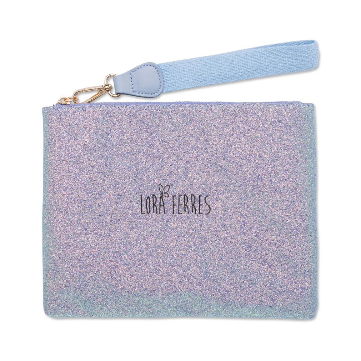 Pochette mare blu glitter da Donna Lora Ferres On The Beach