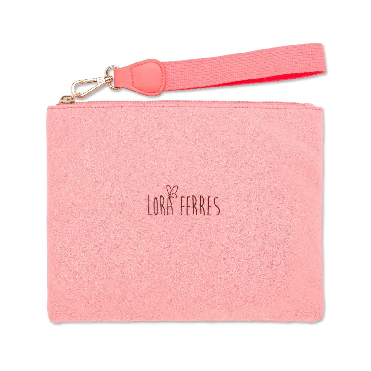 Pochette mare rosa da Donna Lora Ferres On The Beach