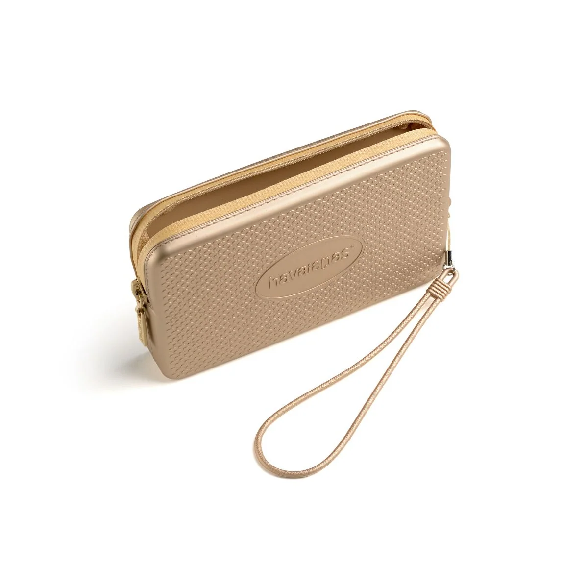 Pochette oro in gomma da donna Havaianas Minibag