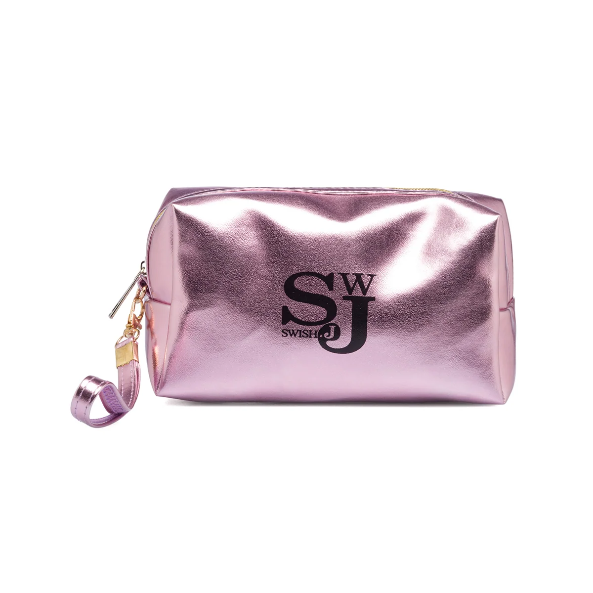 Pochette rosa effetto laminato Swish Jeans