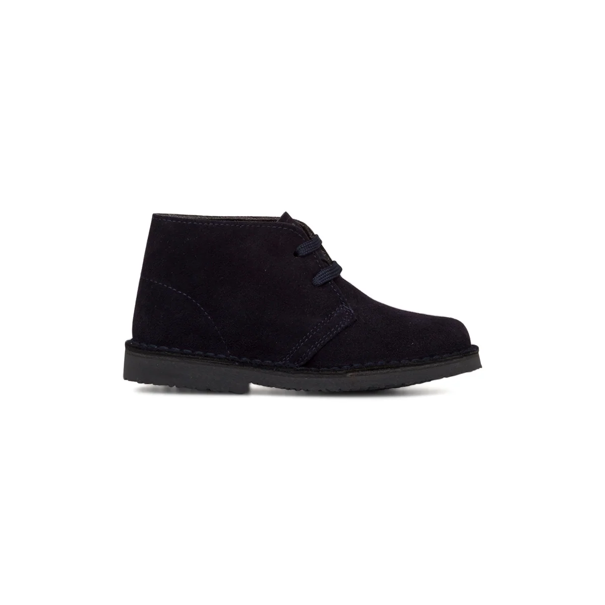 Polacchine blu in pelle scamosciata da bambino Weep&Smile