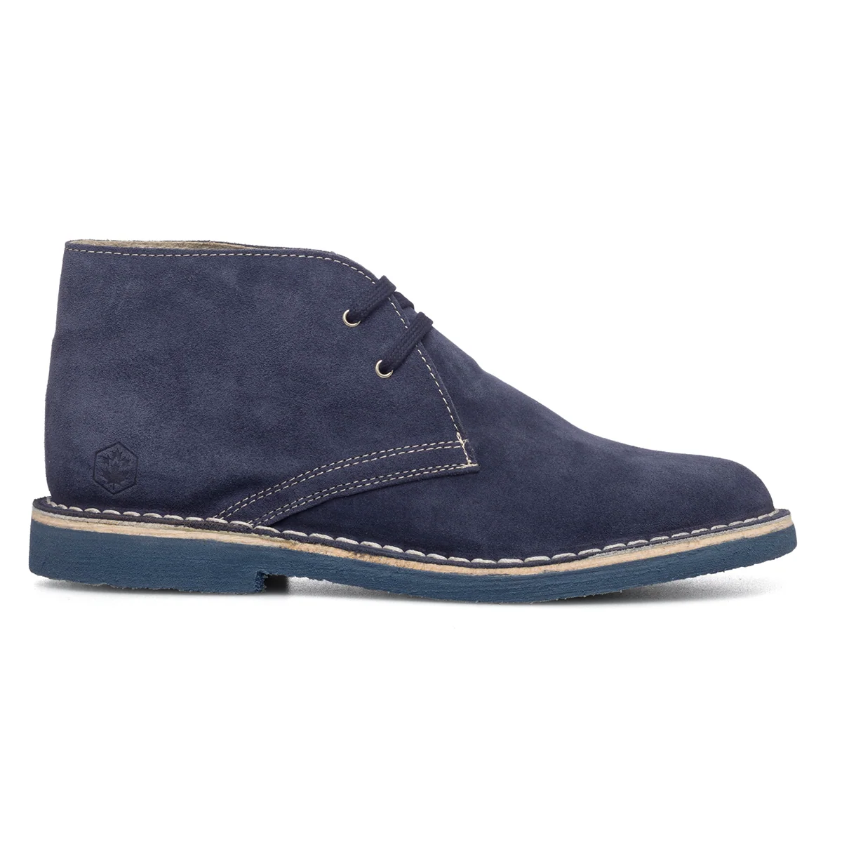 Polacchine blu in pelle scamosciata Lumberjack Gable