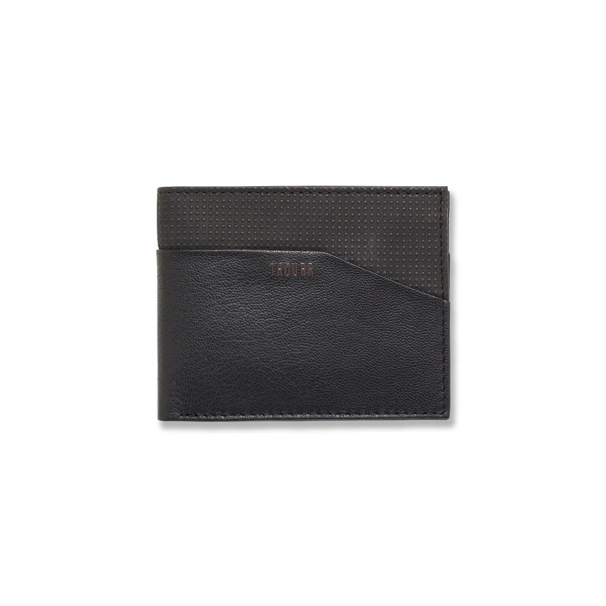 Portafoglio nero in pelle da uomo Jaguar