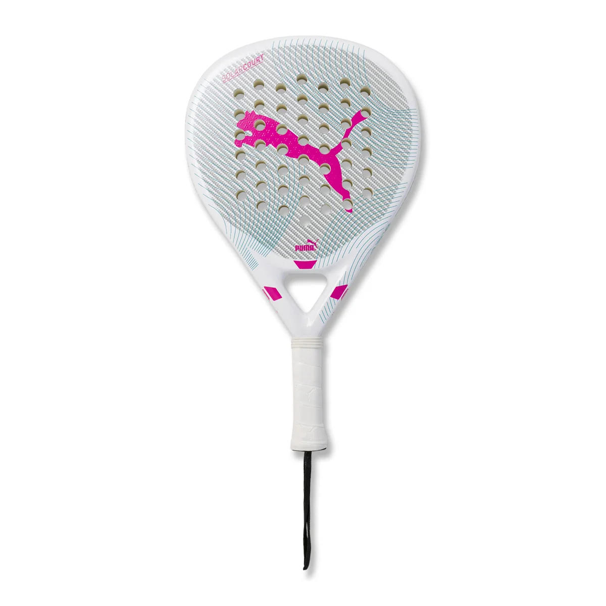 Racchetta da padel bianca Puma SolarCOURT