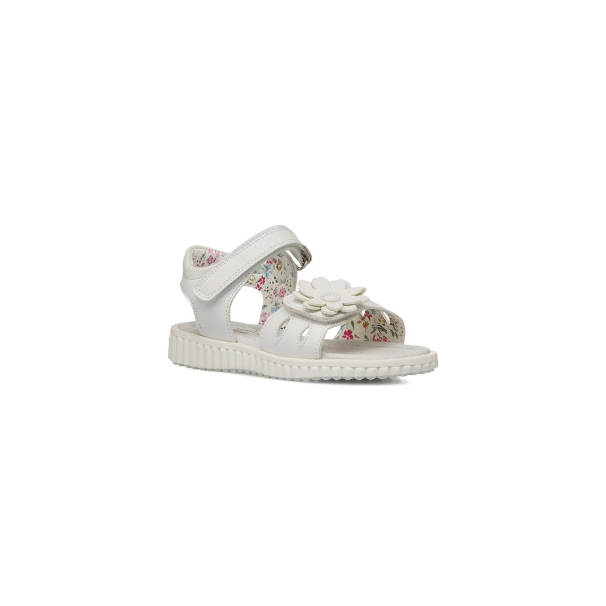 Sandali bianchi da Bambina Le scarpe di Alice con fiore