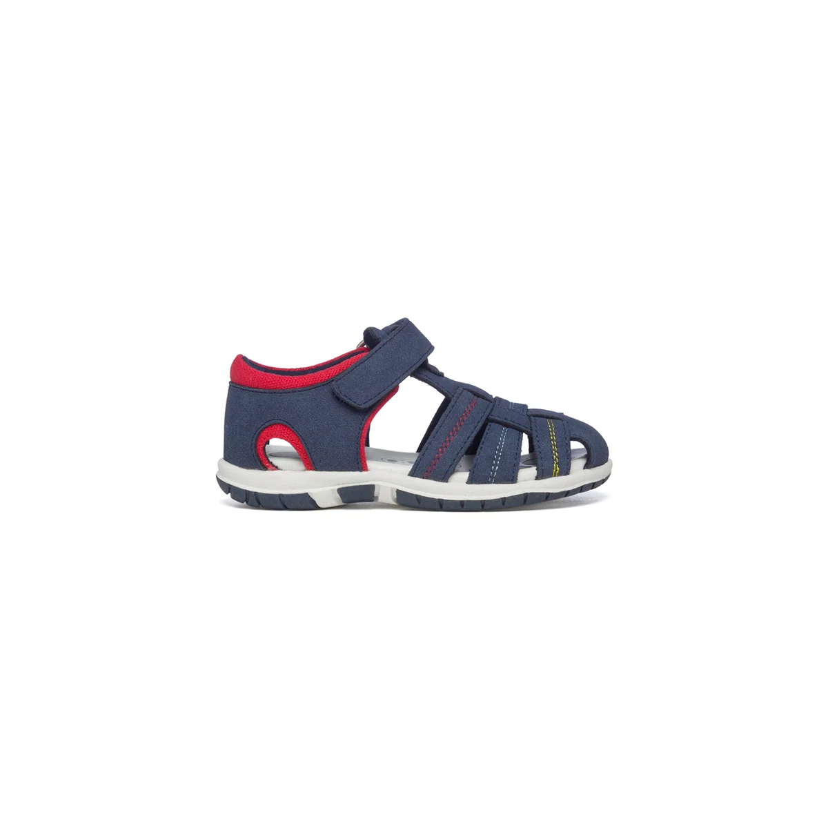 Sandali blu con dettagli rossi Chicco Fausto