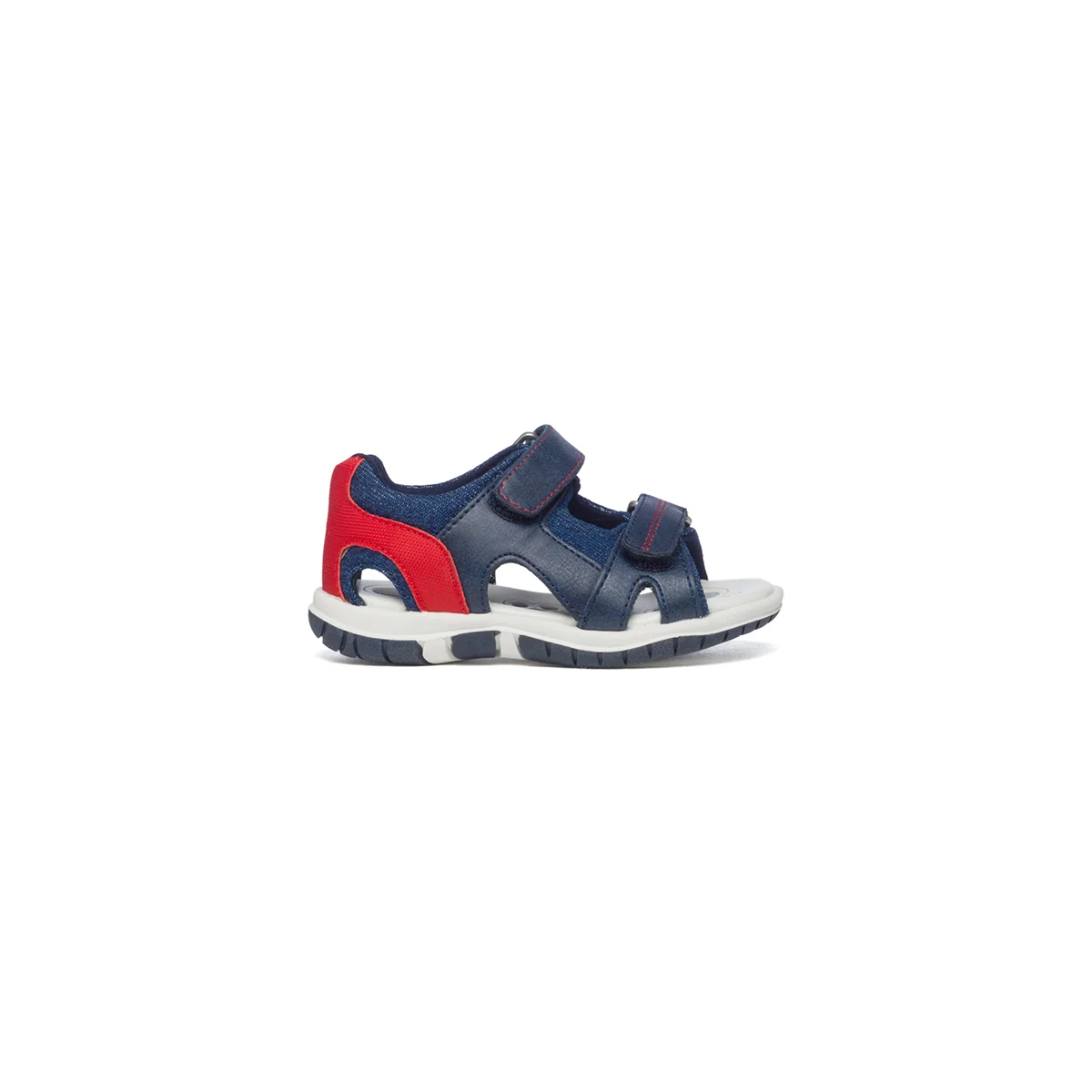 Sandali blu con dettagli rossi Chicco Florian