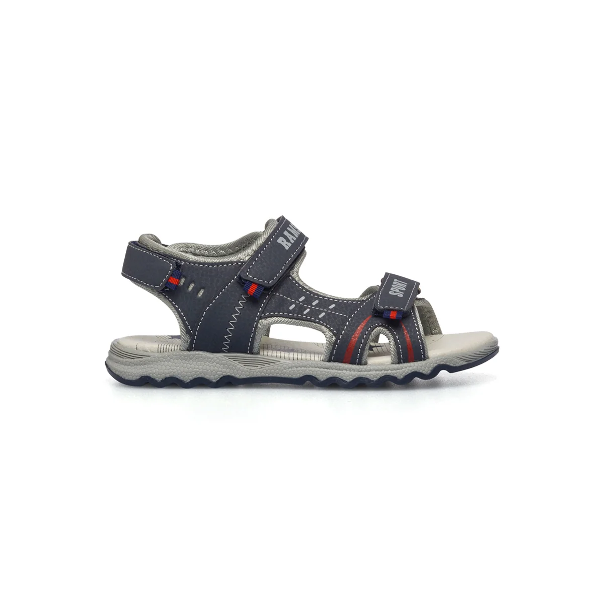Sandali blu navy con cuciture a contrasto Rams 23