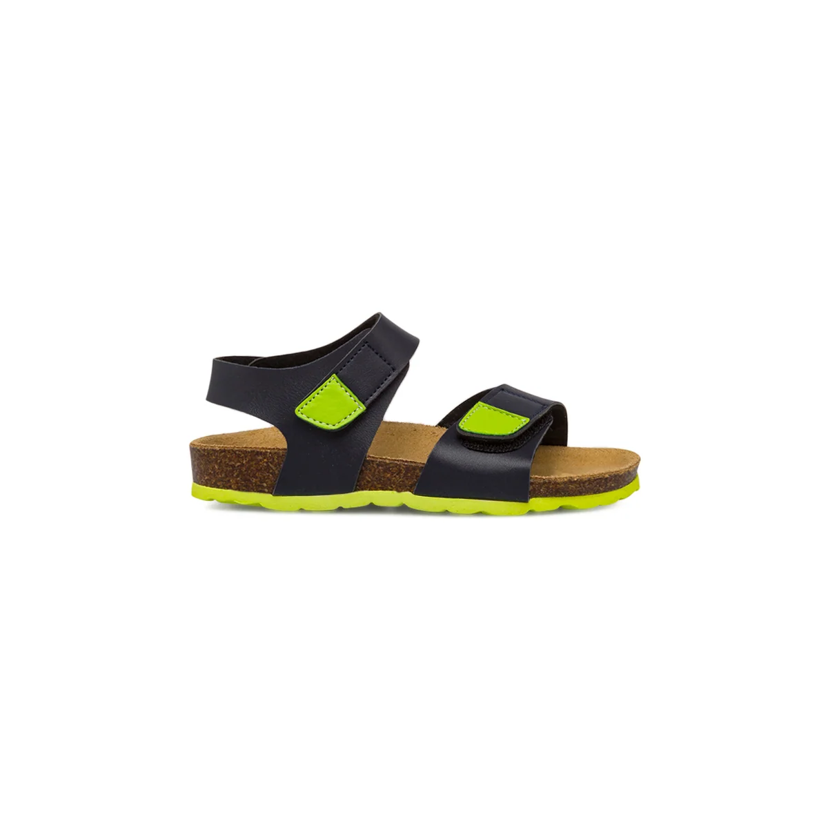 Sandali blu navy e lime da bambino Weep & Smile