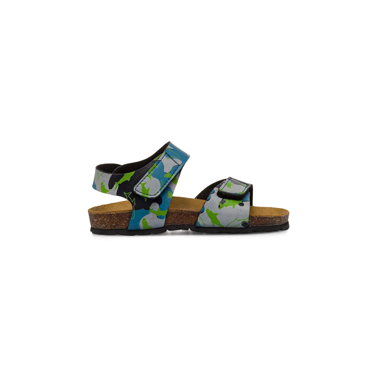 Sandali multicolore da Bambino con stampa camouflage Weep & Smile