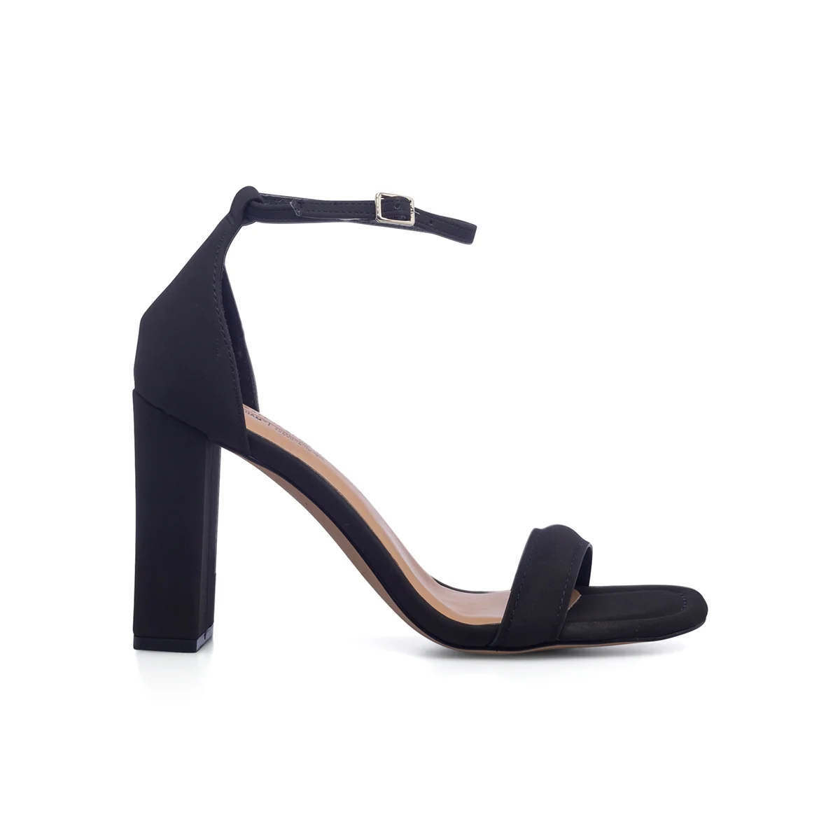 Sandali neri in "pelle vegana" con tacco a blocco 9 cm e punta quadrata Call It Spring Katarina