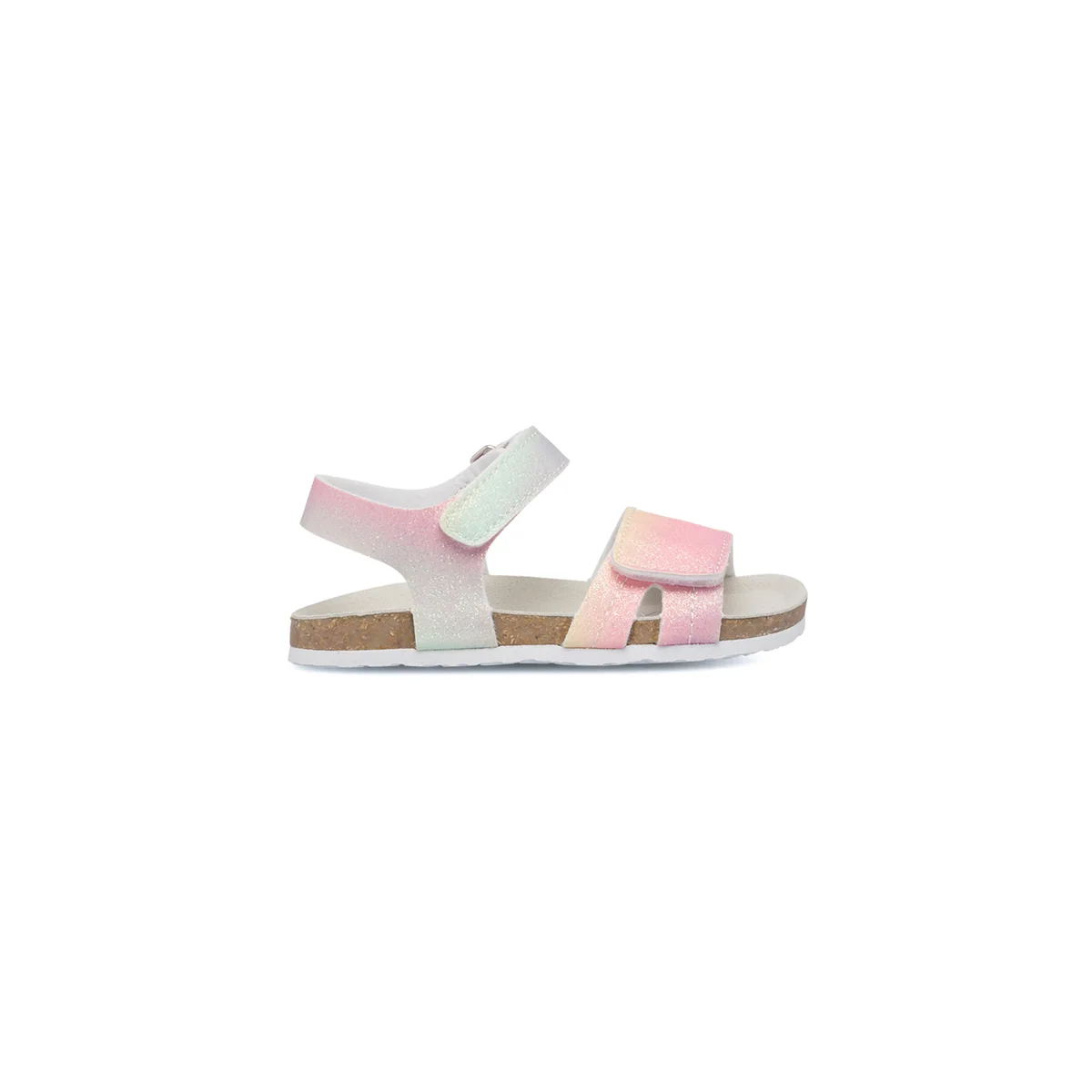 Sandali primi passi da bambina color arcobaleno con glitter Chicco Fiore