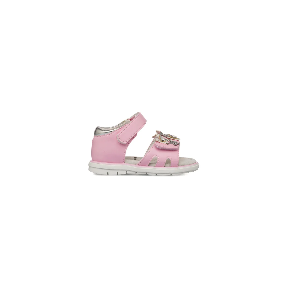 Sandali Primi Passi Rosa con Fiori e Farfalle da Bambina Le scarpe di Alice