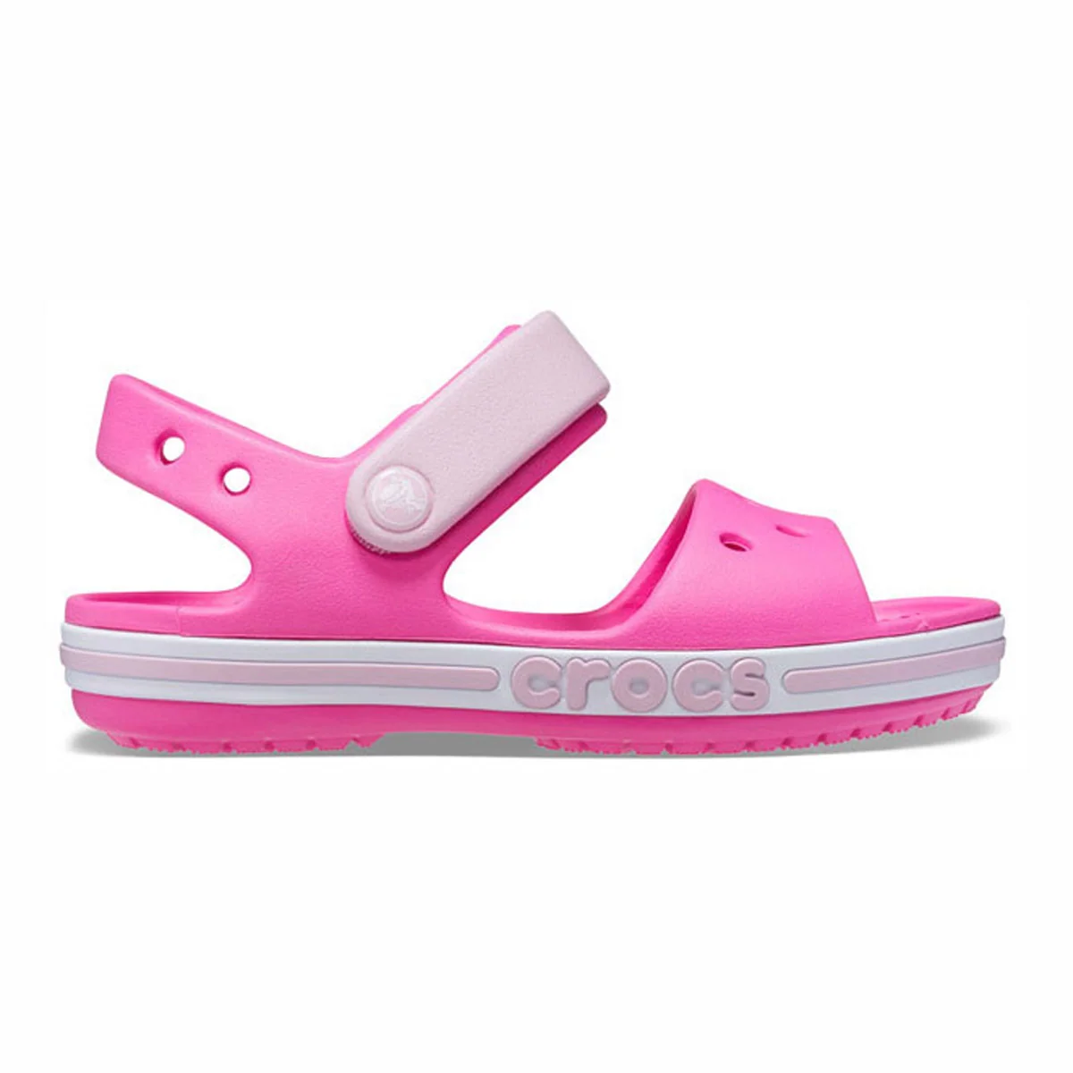 Sandali rosa da Bambina leggere e facili da indossare Crocs