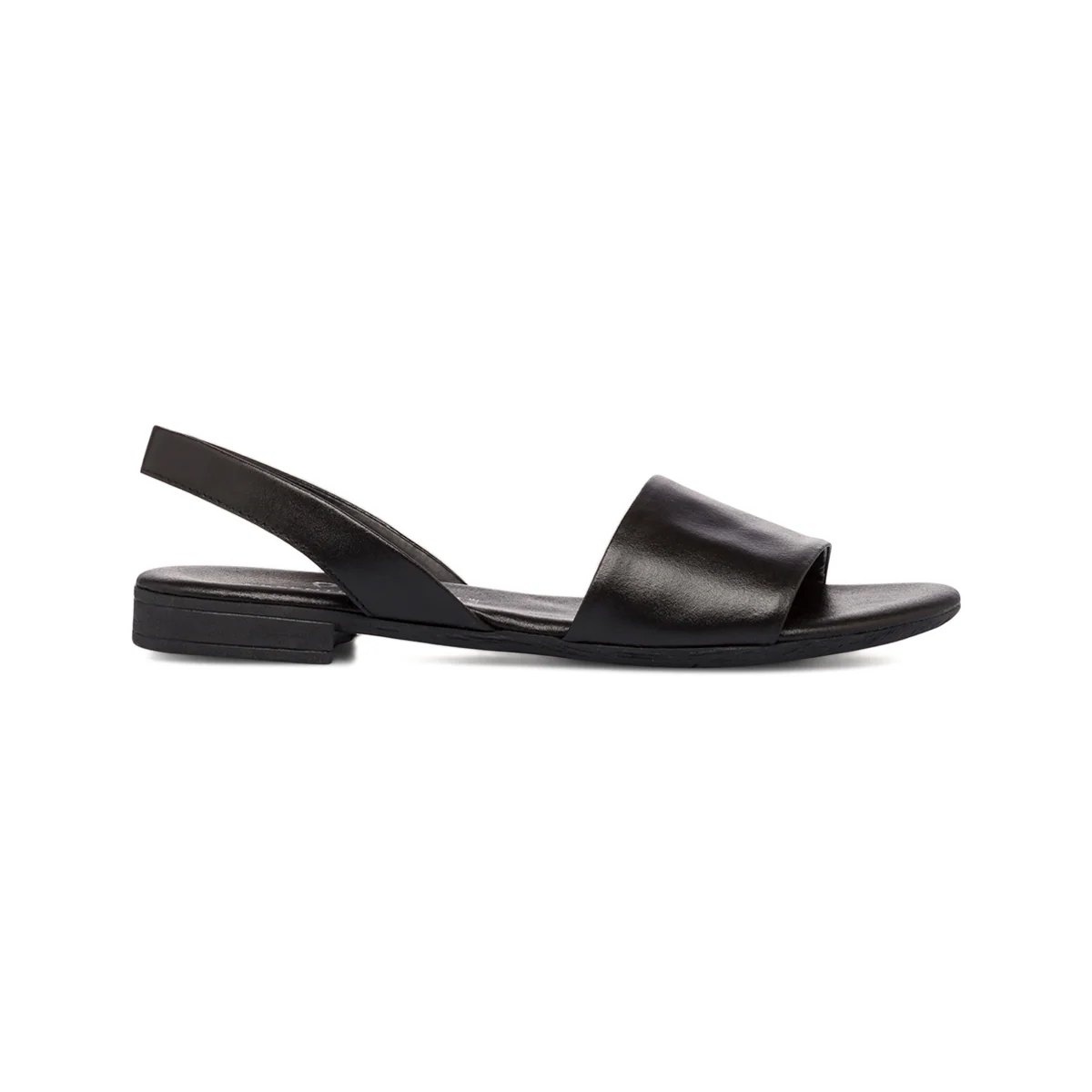 Sandali slingback da donna neri in pelle P Essentials