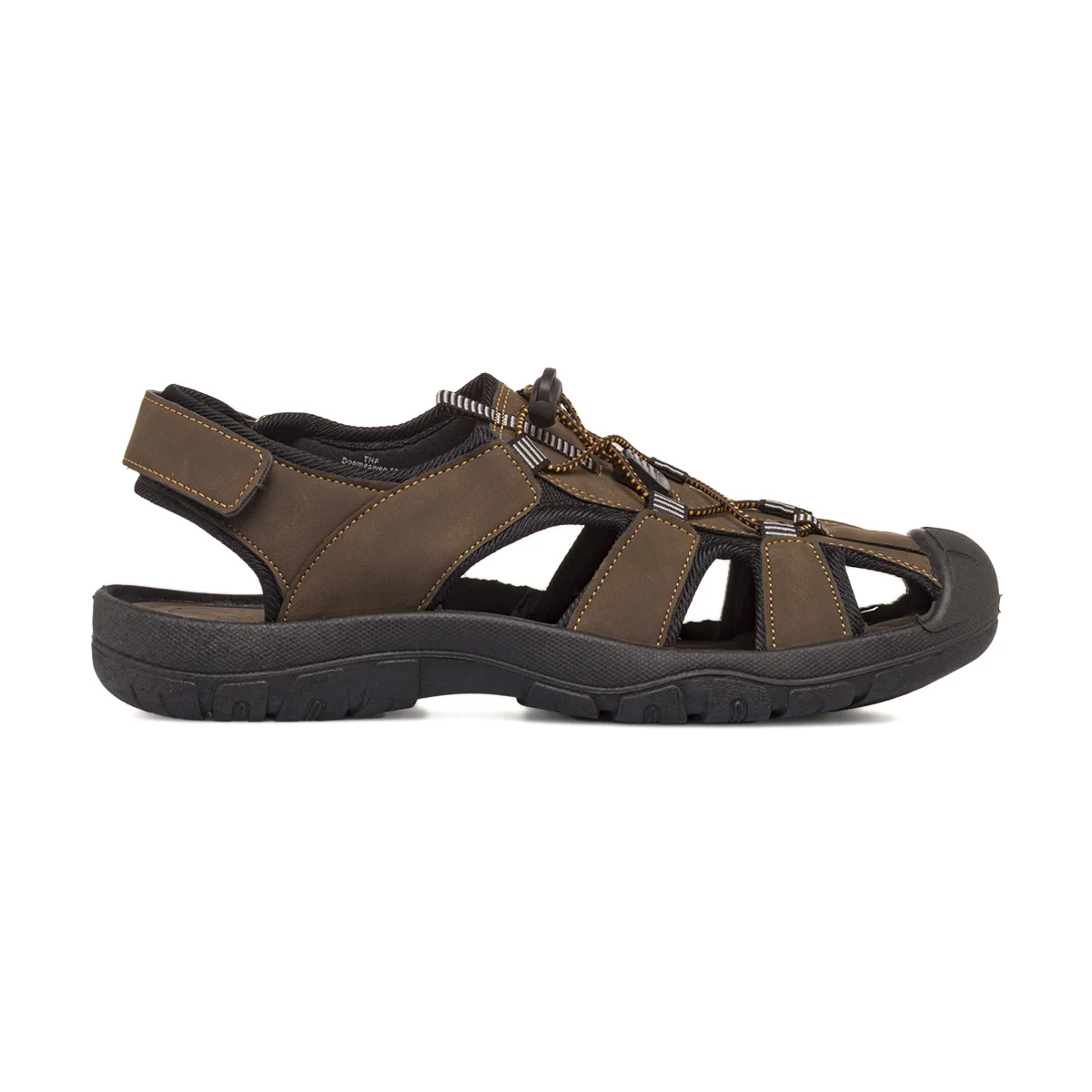 Sandali Sportivi Marroni Uomo con Allacciatura Rapida Bio Comfort