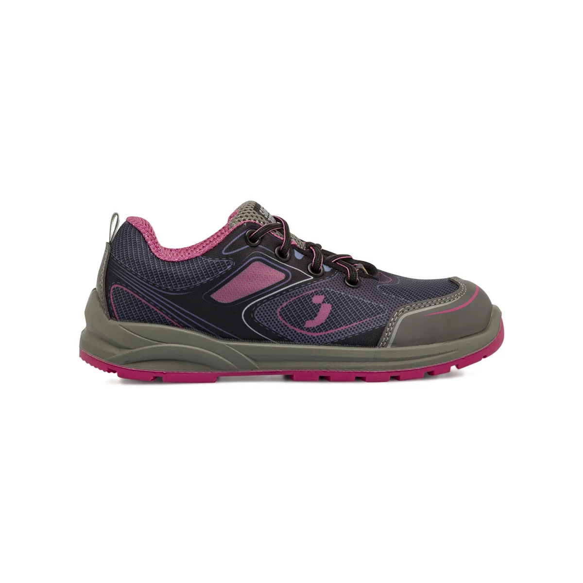 Scarpe antinfortunistiche basse da Donna rosa in tessuto Safety Jogger