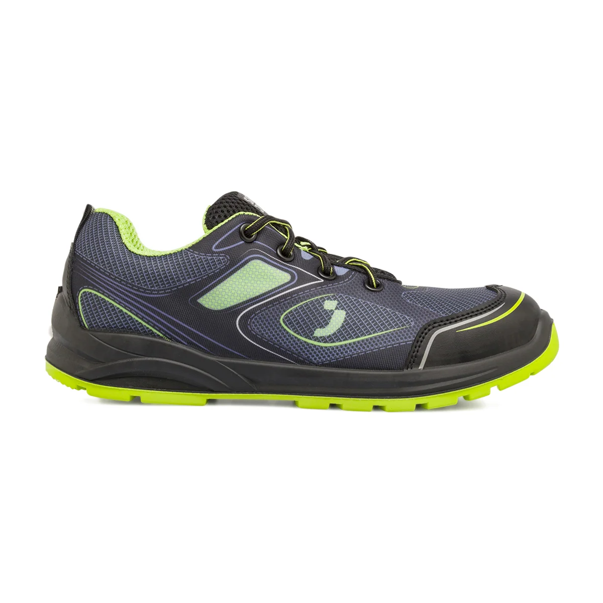 Scarpe antinfortunistiche da Uomo grigie e verdi Safety Jogger
