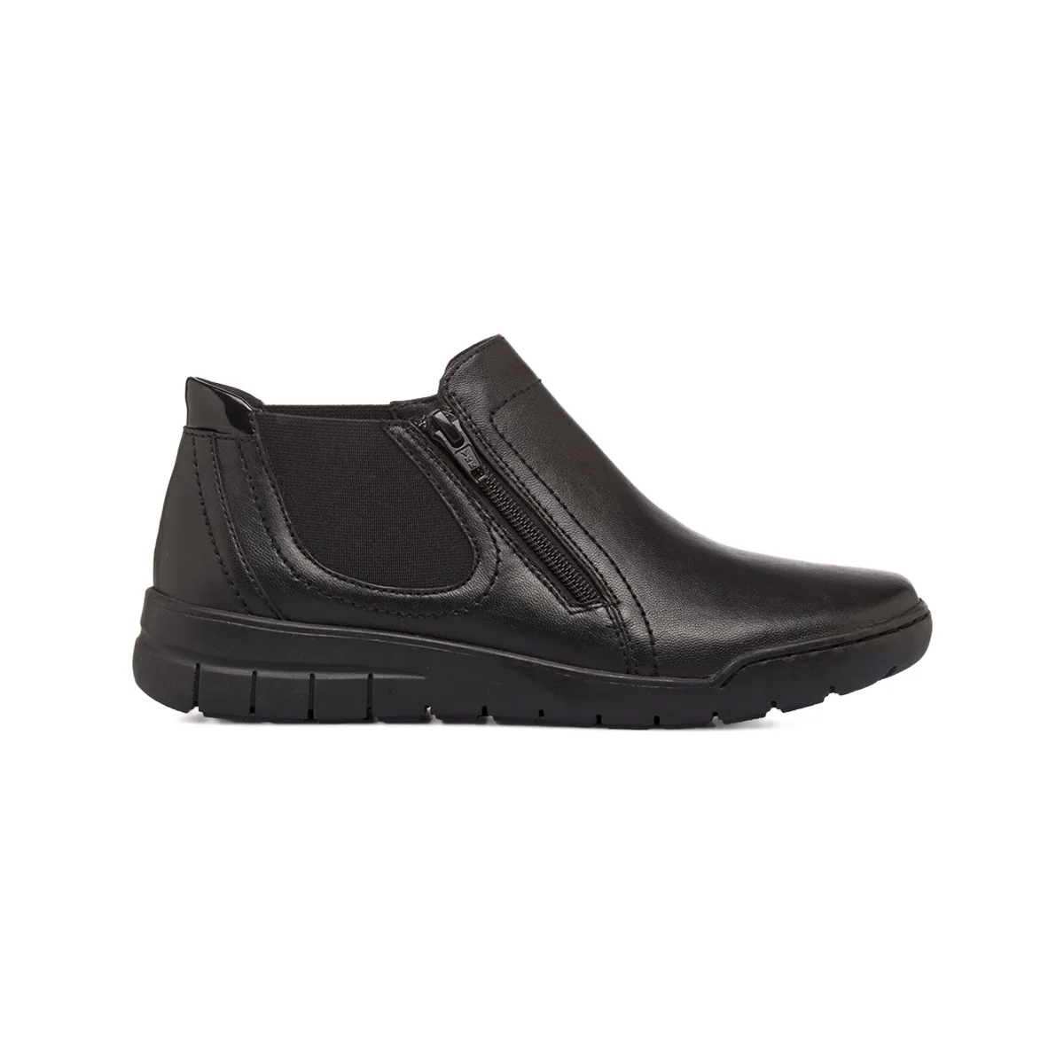 Scarpe comode Nere da Donna in Pelle con Zip Formawell