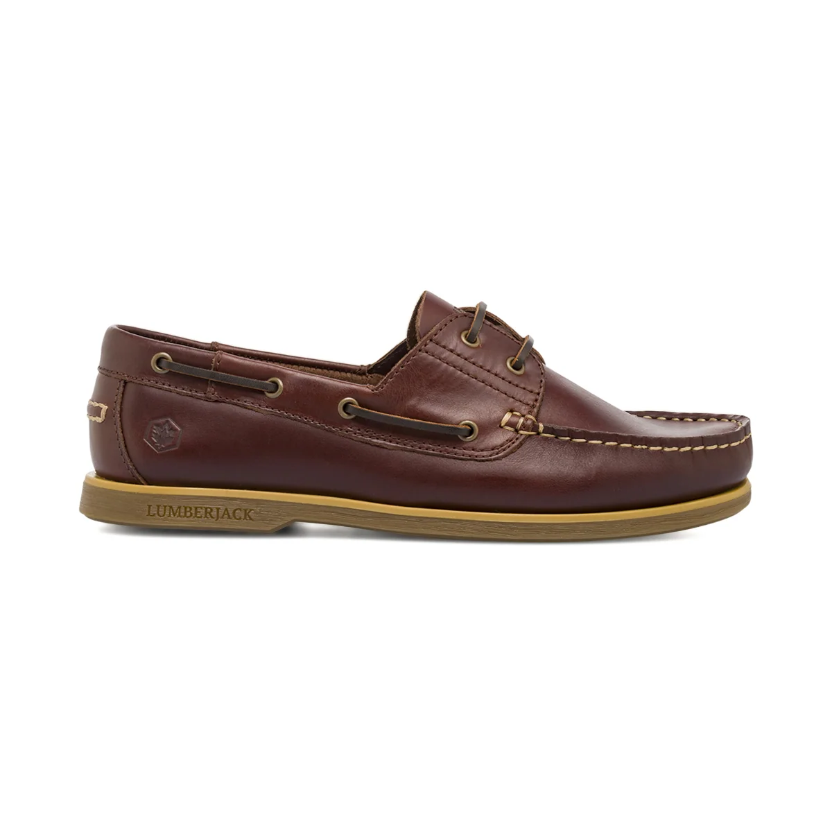 Scarpe da barca Marroni da Uomo con lacci Lumberjack