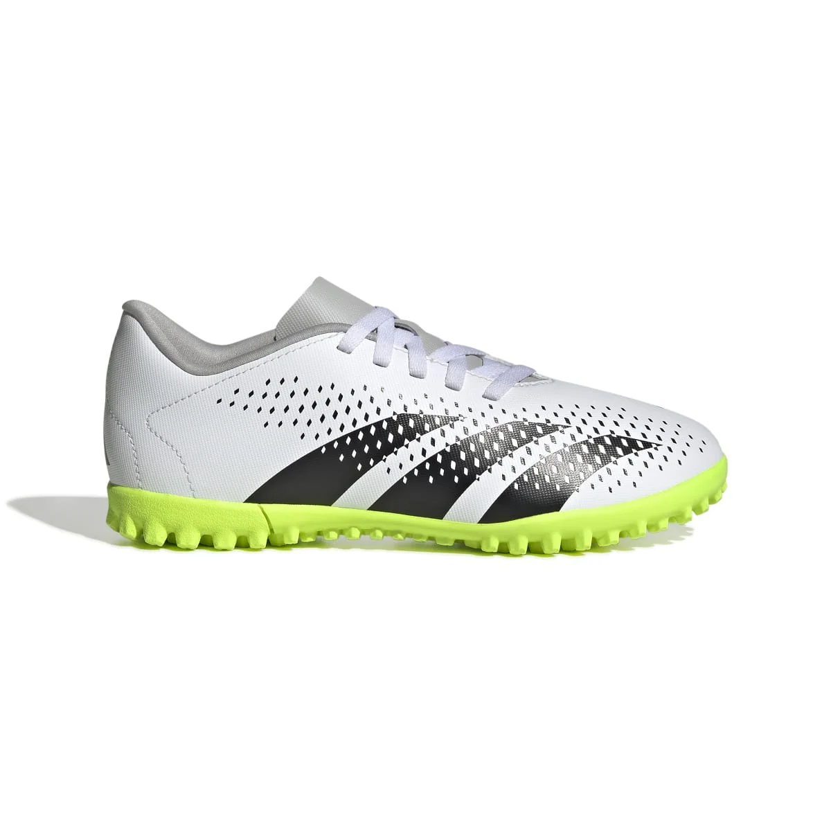 Scarpe da calcetto bianche da ragazzo adidas Predator Accuracy.4 TF