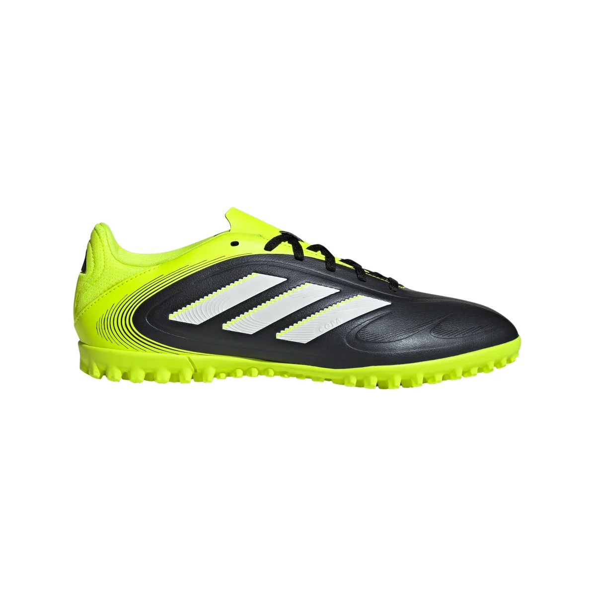 Scarpe da Calcetto nere e giallo da Uomo adidas Copa Pure III CLUB TF
