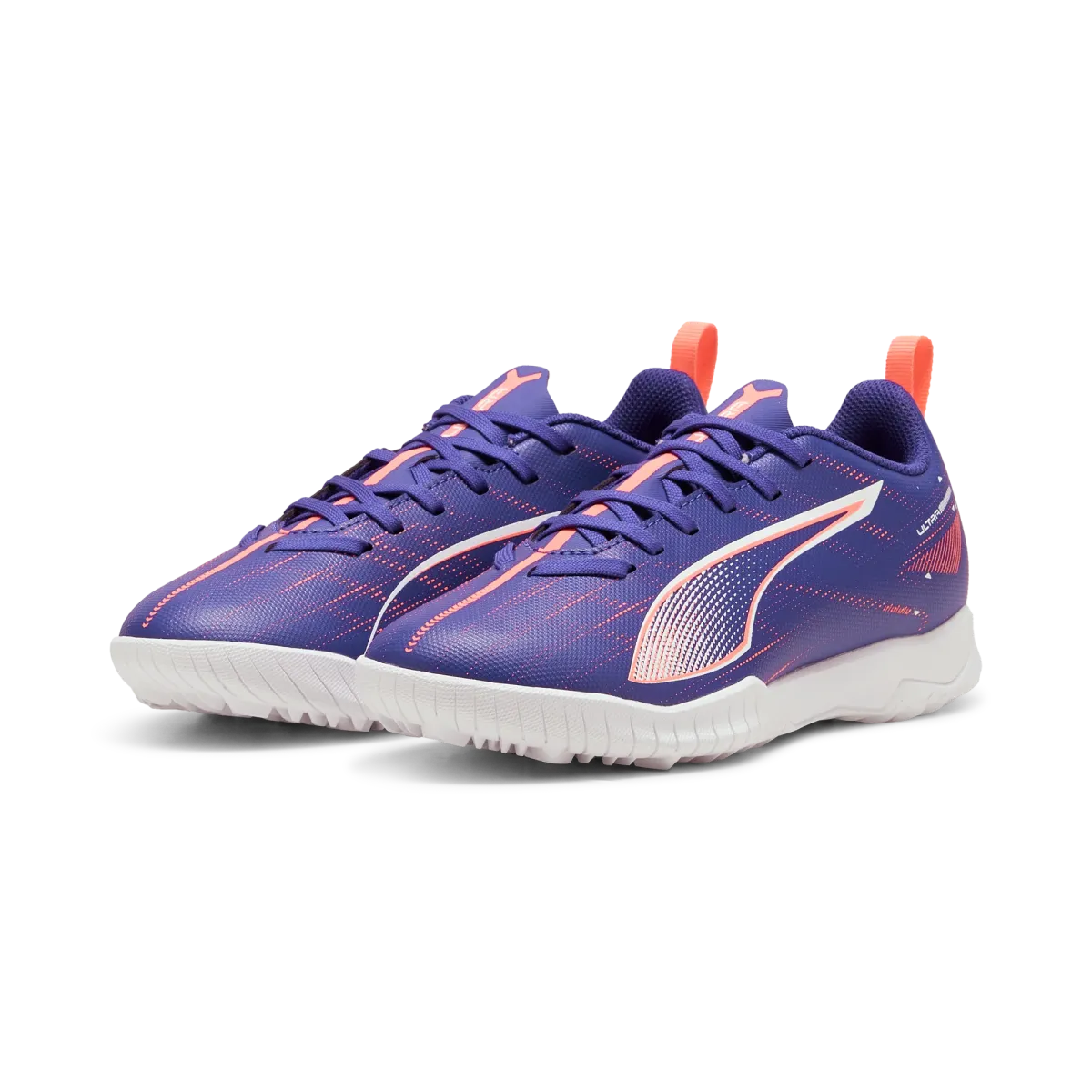 Scarpe da calcetto viola da ragazzo per terreni sintetici Puma ULTRA 5 PLAY