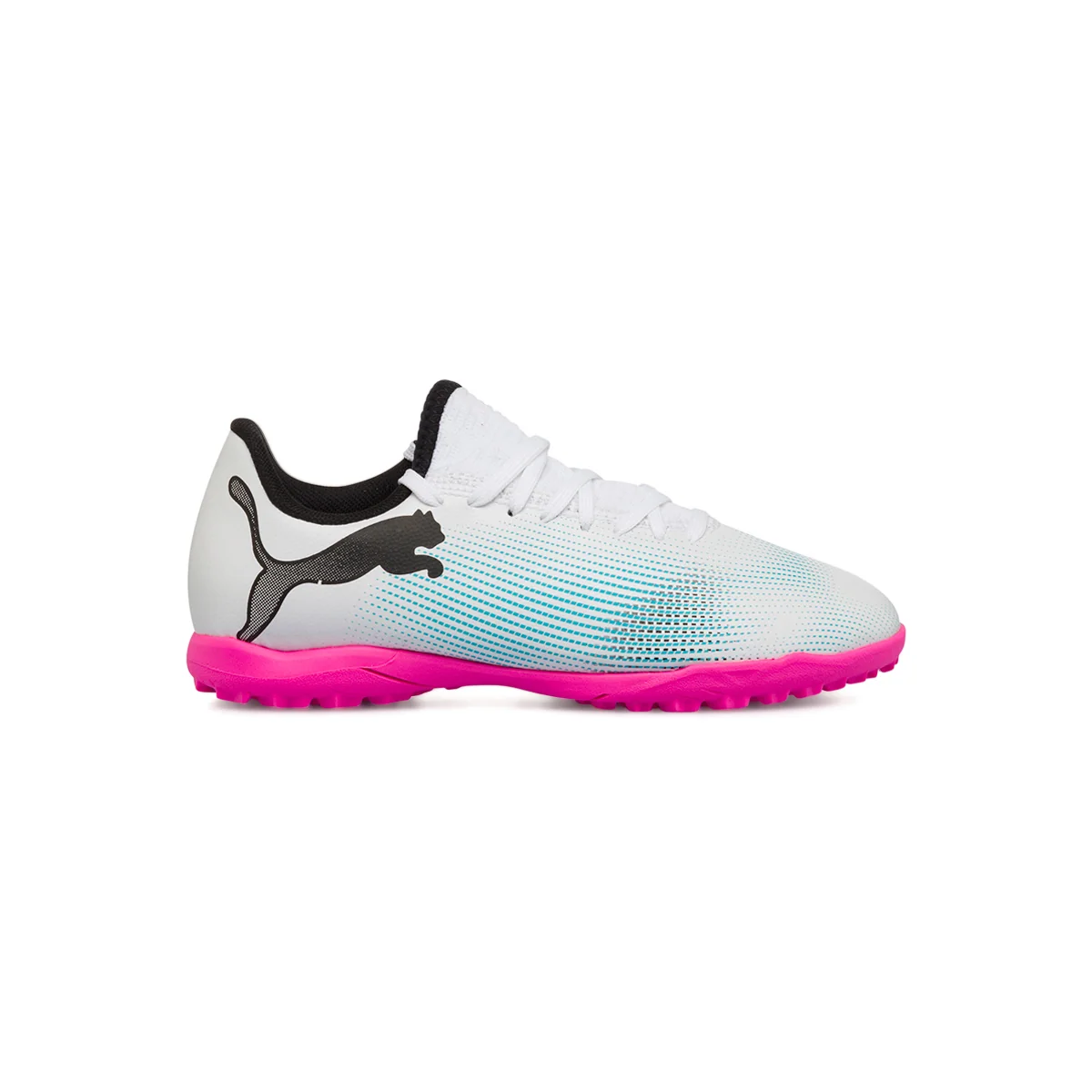 Scarpe da calcio bianche da bambino Puma Future 7 Play TT Jr