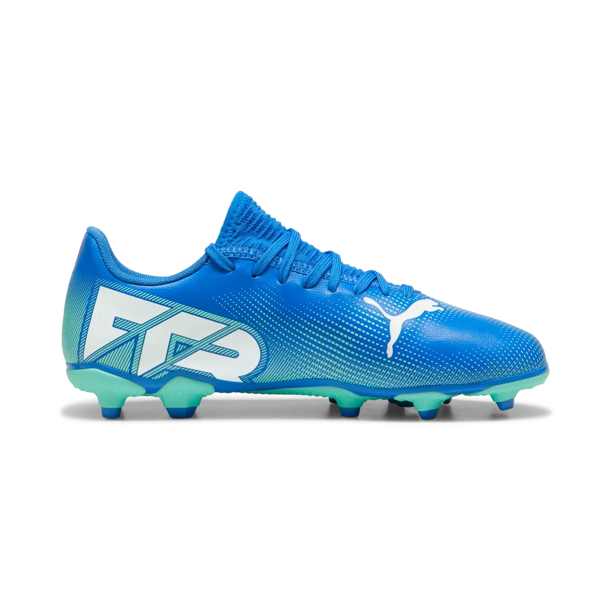 Scarpe da calcio da ragazzo per terreni duri blu Puma Future 7