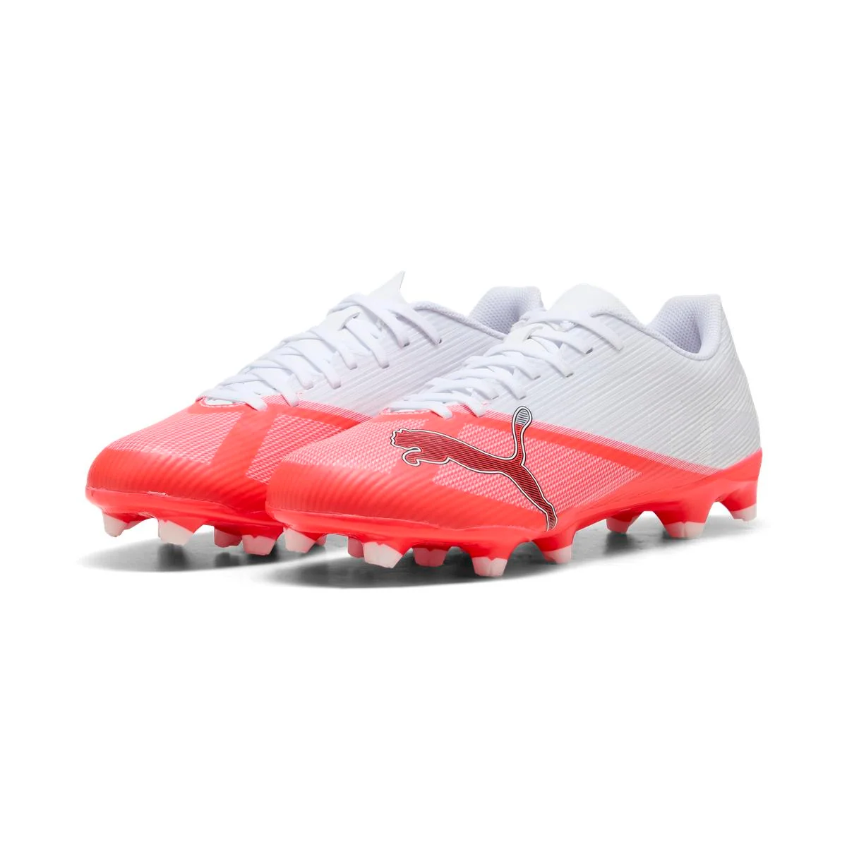 Scarpe da calcio da Uomo rosse e bianche Puma Ultra 7 Play FG/AG